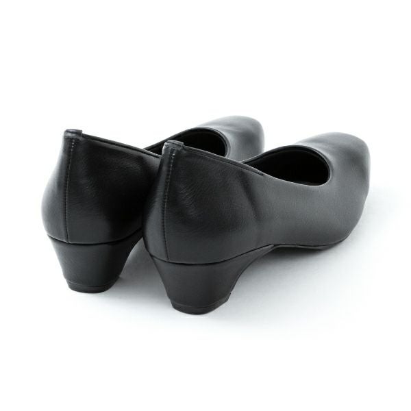 整体パンプス2(ローヒール) 斜め背面