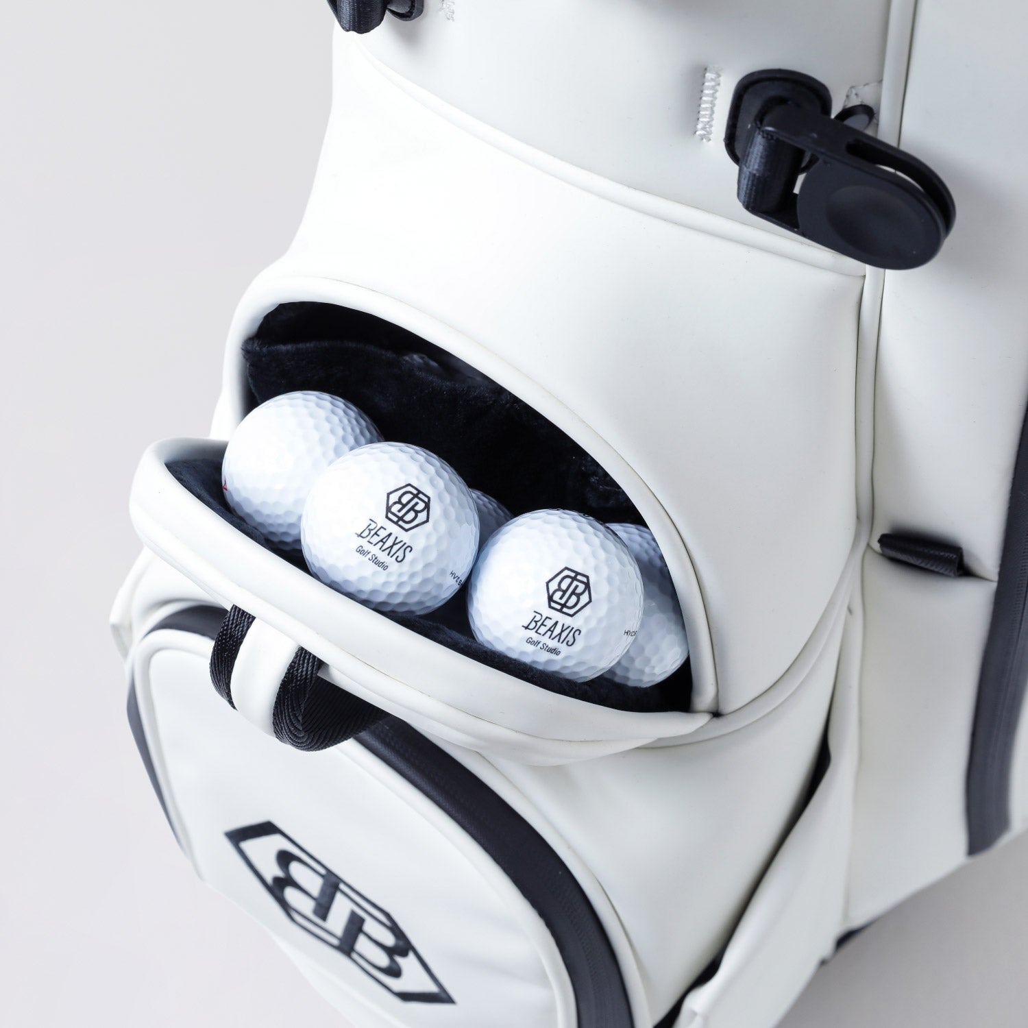 ゴルフバック白 BEAXIS（ビーアクシス） | amepla