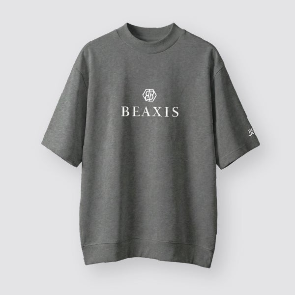 モックネックオーバーTシャツ 明朝ロゴ BEAXIS(ビーアクシス) | amepla
