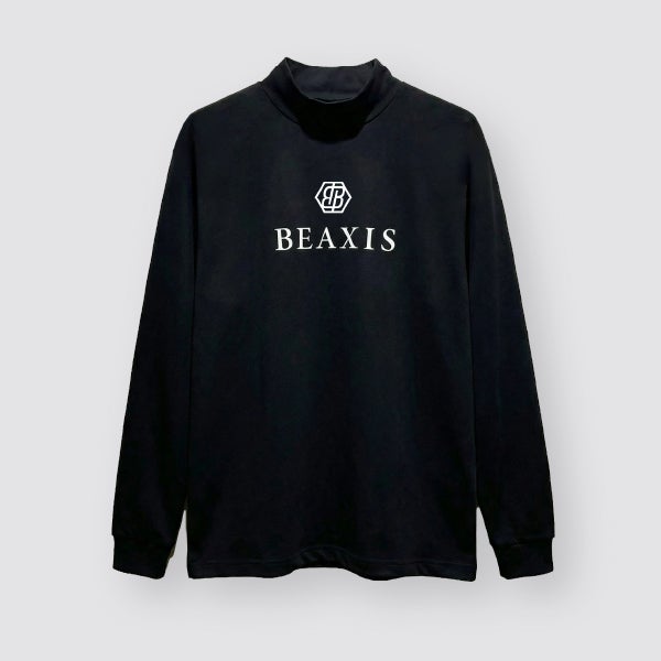 長袖モックネックTシャツ 明朝ロゴ BEAXIS(ビーアクシス) | amepla