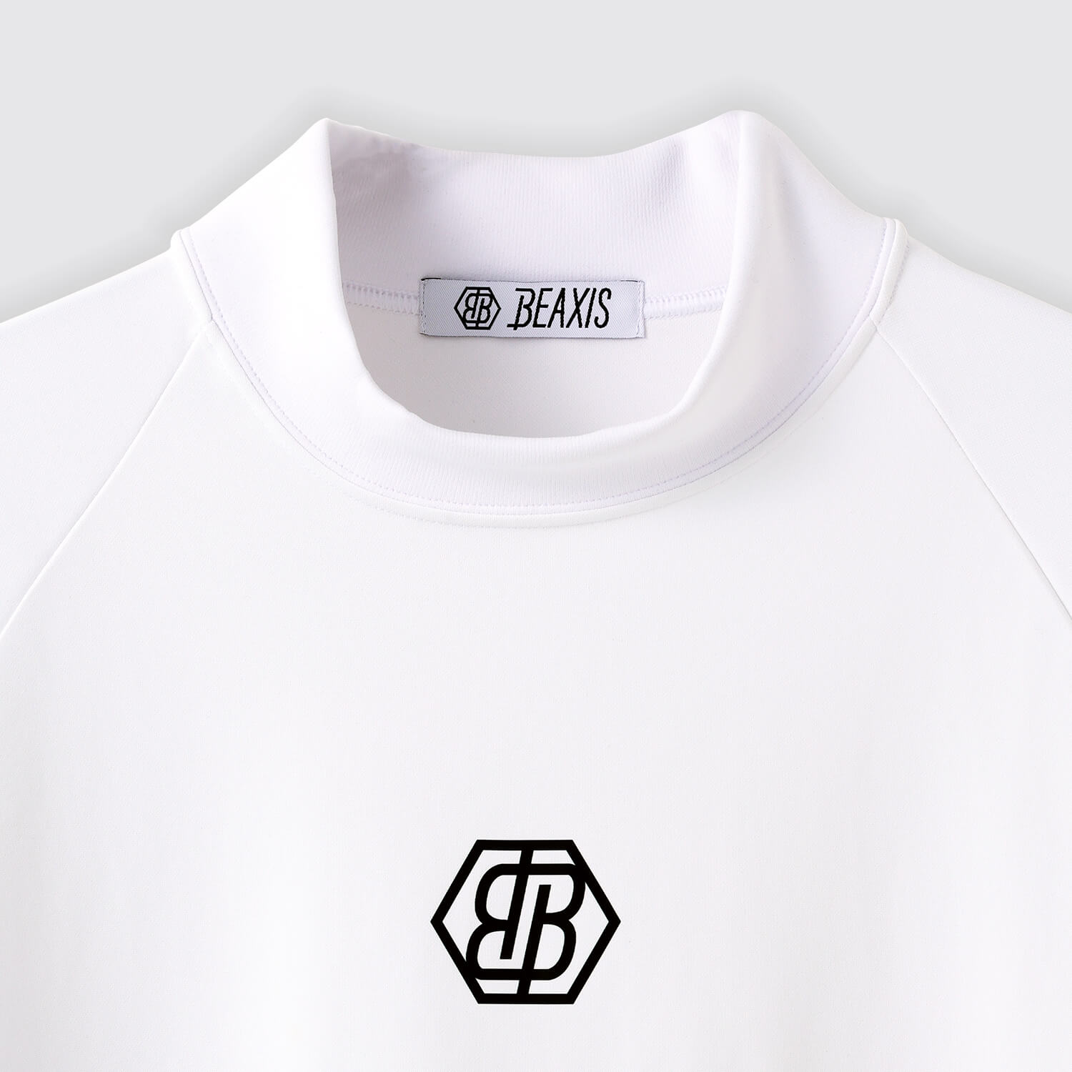 長袖モックネックTシャツ 明朝ロゴ BEAXIS(ビーアクシス) | amepla