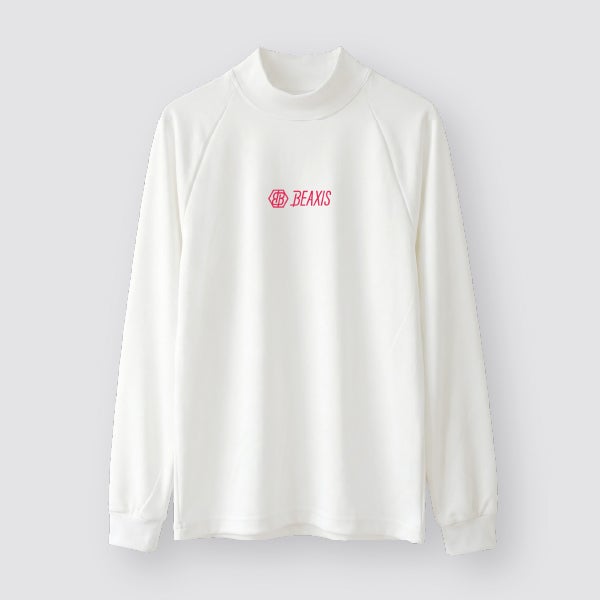 長袖モックネックTシャツ スプレーロゴ BEAXIS(ビーアクシス) | amepla