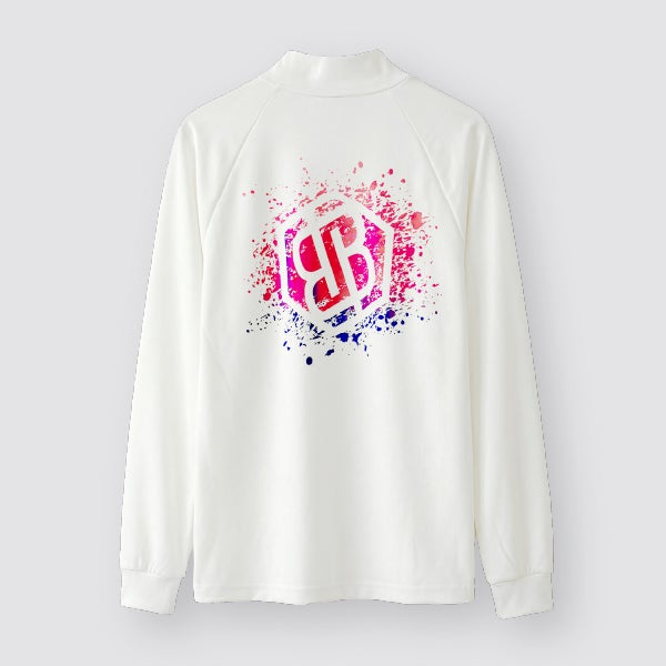 長袖モックネックTシャツ スプレーロゴ BEAXIS(ビーアクシス) | amepla