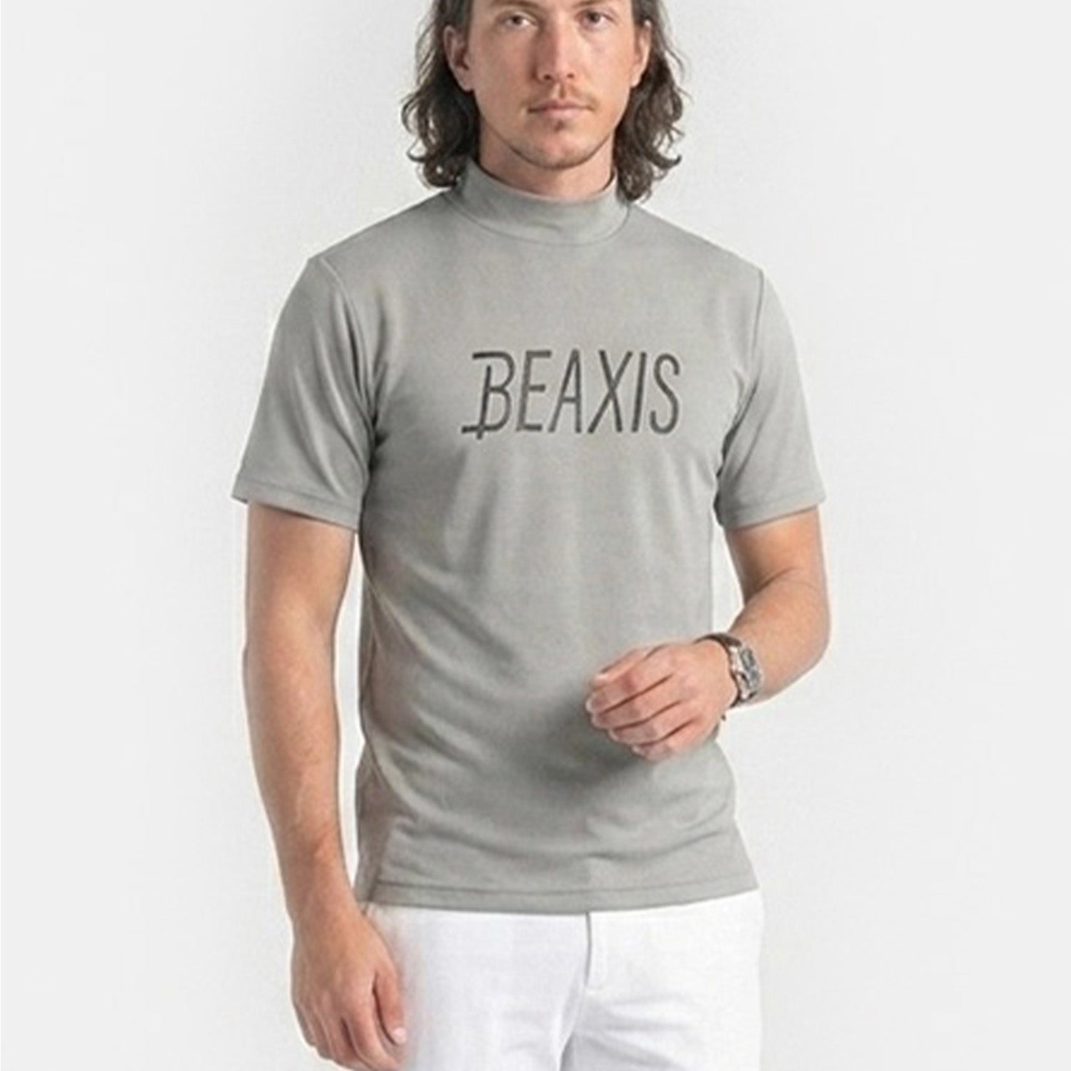 モックネックカラーTシャツ BEAXIS(ビーアクシス) | amepla